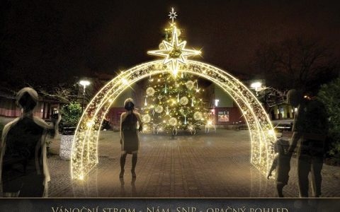 Slavnostní rozsvícení vánočních stromů v Ostravě