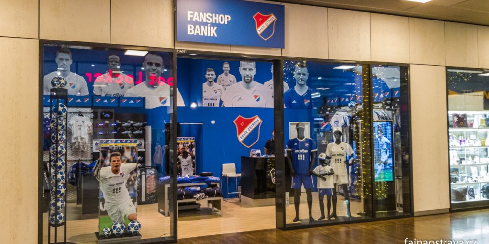 Baník otevřel na Karolíně nový fanshop