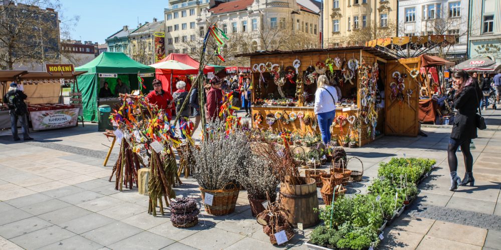 Centrum Ostravy oživil velikonoční jarmark