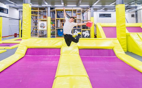 V Ostravě máme nový čtyřpatrový trampolínový park