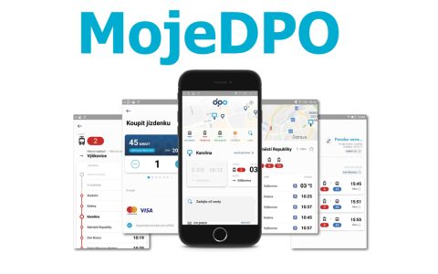 MojeDPO nová aplikace od dopravního podniku