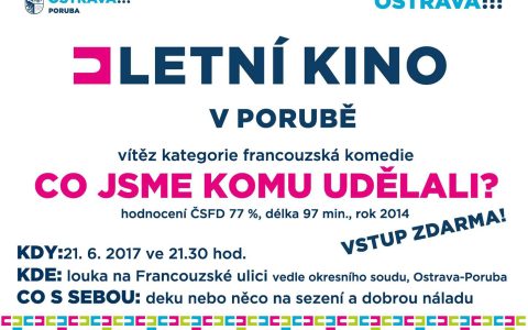 Letní kino v Porubě dnes zahájí francouzská komedie Co jsme komu udělali?